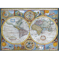 EUROGRAPHICS Puzzle Starodávná mapa světa 1000 dílků