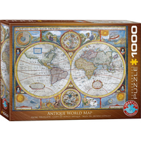 EUROGRAPHICS Puzzle Starodávná mapa světa 1000 dílků