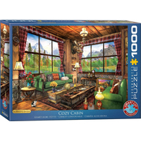 EUROGRAPHICS Puzzle Útulná chata 1000 dílků