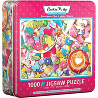 EUROGRAPHICS Puzzle v plechové krabičce Sušenková oslava 1000 dílků