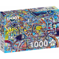 ENJOY Puzzle Napětí v křivkách 1000 dílků