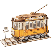 ROBOTIME Rolife 3D dřevěné puzzle Tramvaj 145 dílků
