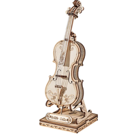 ROBOTIME Rolife 3D dřevěné puzzle Violoncello 58 dílků