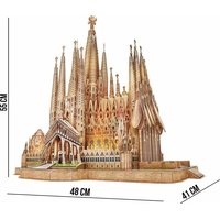 CUBICFUN Svítící 3D puzzle Sagrada Família 696 dílků