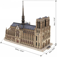 CUBICFUN 3D puzzle Katedrála Notre-Dame 293 dílků