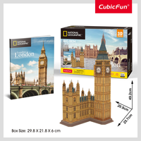 CUBICFUN 3D puzzle National Geographic: Big Ben 94 dílků