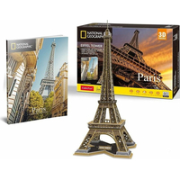 CUBICFUN 3D puzzle National Geographic: Eiffelova věž 80 dílků