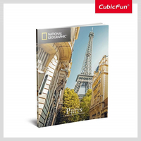 CUBICFUN 3D puzzle National Geographic: Eiffelova věž 80 dílků