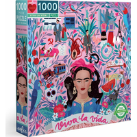 EEBOO Čtvercové puzzle Viva la vida 1000 dílků