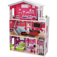 ECOTOYS Domeček pro panenky Malibu s vybavením