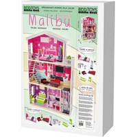 ECOTOYS Domeček pro panenky Malibu s vybavením