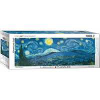 EUROGRAPHICS Panoramatické puzzle Hvězdná noc 1000 dílků