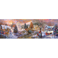 EUROGRAPHICS Panoramatické puzzle Jedeme k babičce 1000 dílků