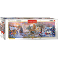 EUROGRAPHICS Panoramatické puzzle Jedeme k babičce 1000 dílků