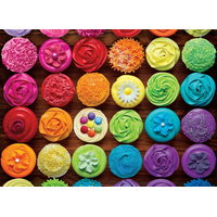 EUROGRAPHICS Puzzle Dortíková duha 1000 dílků (Cupcake)