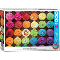 EUROGRAPHICS Puzzle Dortíková duha 1000 dílků (Cupcake)