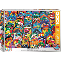 EUROGRAPHICS Puzzle Mexické talíře 1000 dílků