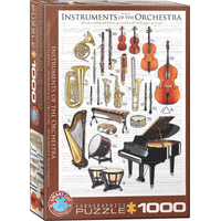 EUROGRAPHICS Puzzle Nástroje orchestru 1000 dílků
