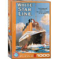 EUROGRAPHICS Puzzle Plakát: Titanic 1000 dílků