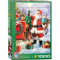EUROGRAPHICS Puzzle Santovy sáně 1000 dílků