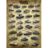 EUROGRAPHICS Puzzle Tanky 2. světové války 1000 dílků