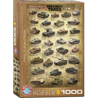 EUROGRAPHICS Puzzle Tanky 2. světové války 1000 dílků