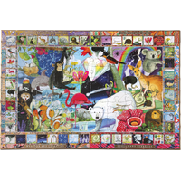 EEBOO Puzzle Umění přírody 100 dílků