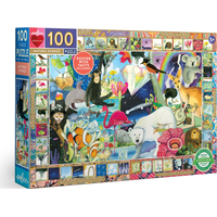 EEBOO Puzzle Umění přírody 100 dílků