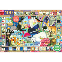 EEBOO Puzzle Umění přírody 100 dílků