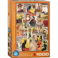 EUROGRAPHICS Puzzle Vintage plakáty z opery a divadla 1000 dílků