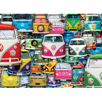 EUROGRAPHICS Puzzle Volkswagen Bus: Funky Jam 1000 dílků
