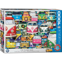 EUROGRAPHICS Puzzle Volkswagen Bus: Funky Jam 1000 dílků