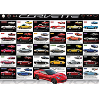 EUROGRAPHICS Puzzle Vývoj Corvette 1000 dílků