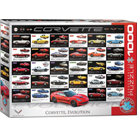EUROGRAPHICS Puzzle Vývoj Corvette 1000 dílků