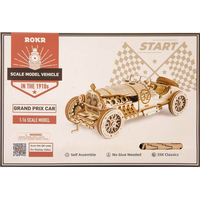 ROBOTIME Rokr 3D dřevěné puzzle Vůz Grand Prix 220 dílků