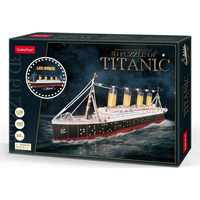 CUBICFUN Svítící 3D puzzle Titanic 266 dílků