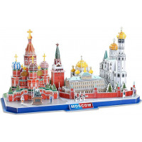 CUBICFUN 3D puzzle CityLine panorama: Moskva 204 dílků
