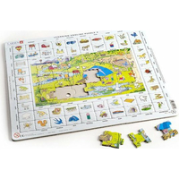 LARSEN Puzzle Angličtina 4: Prázdniny na venkově 70 dílků