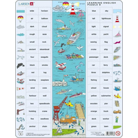 LARSEN Puzzle Angličtina 8: Na moři 64 dílků