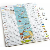 LARSEN Puzzle Angličtina 8: Na moři 64 dílků