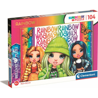 CLEMENTONI Brilliant puzzle Rainbow High: Poppy, Jade a Skyler 104 dílků