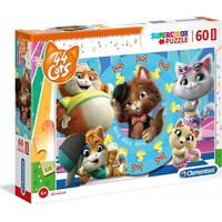 CLEMENTONI Puzzle 44 koček MAXI 60 dílků