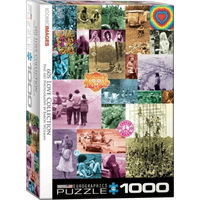 EUROGRAPHICS Puzzle Láska 60. léta 1000 dílků