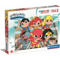 CLEMENTONI Puzzle DC Super Friends MAXI 104 dílků