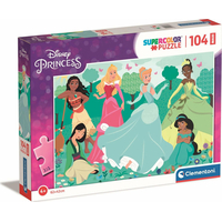 CLEMENTONI Puzzle Disney princezny MAXI 104 dílků