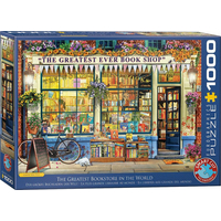 EUROGRAPHICS Puzzle Nejlepší knihkupectví na světě 1000 dílků