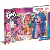 CLEMENTONI Puzzle s drahokamy My Little Pony 104 dílků
