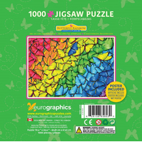 EUROGRAPHICS Puzzle v plechové krabičce Motýlí duha 1000 dílků