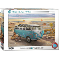 EUROGRAPHICS Puzzle VW Bus - Láska a naděje 1000 dílků
