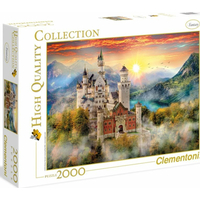 CLEMENTONI Puzzle Zámek Neuschwanstein 2000 dílků